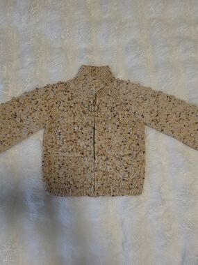 Misha & Puff Popcorn Wool Zip Sweater Kid's 2-3Years